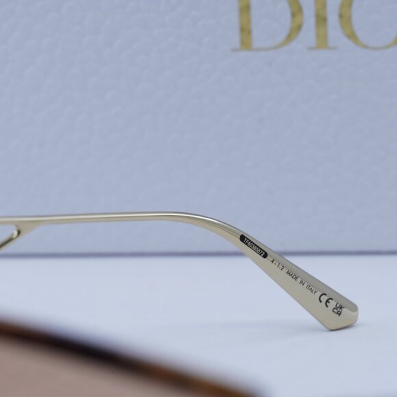 Dior 30MONTAIGNE SU 26L0 Square Sunglasses - Havana/Gold/Violet main image 6